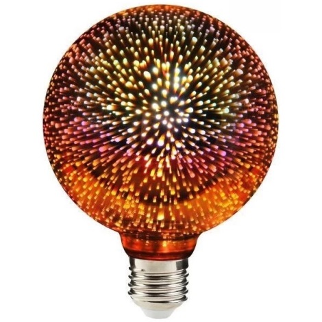 LED 3D Декоративна лампочка E27/2W/230V - Aigostar