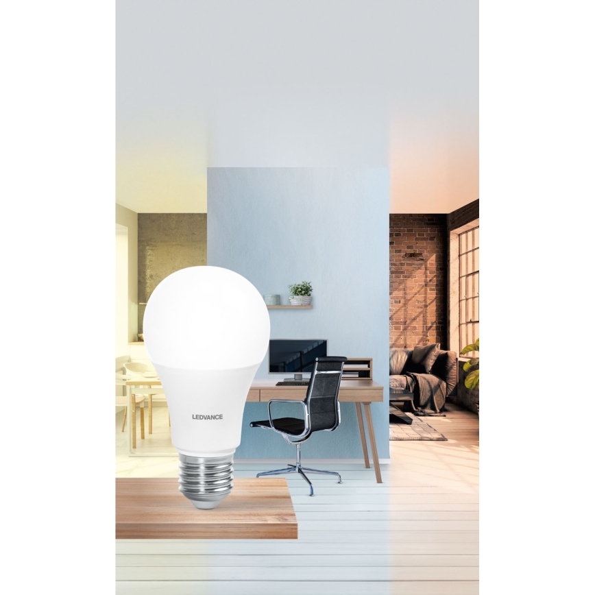LED Антибактеріальна лампочка з регулюванням яскравості A40 E27/9W/230V Wi-Fi - Ledvance