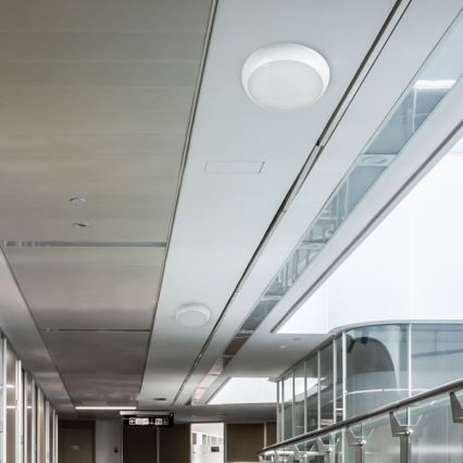 LED Аварійний стельовий світильник з датчиком LED/8W/16W/20W/230V IP65 3000/4000/6500K діаметр 32 см