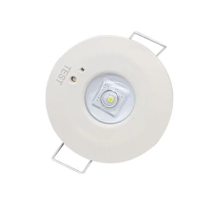 LED Аварійний вбудований світильник LED/1,2W/230V 6000K