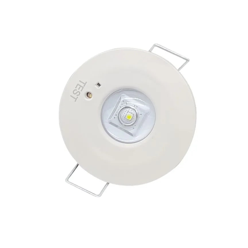 LED Аварійний вбудований світильник LED/1,2W/230V 6000K