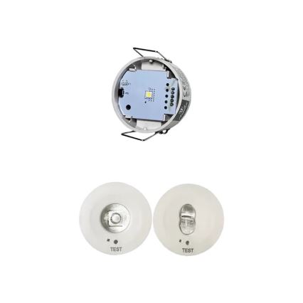 LED Аварійний вбудований світильник LED/1,2W/230V 6000K