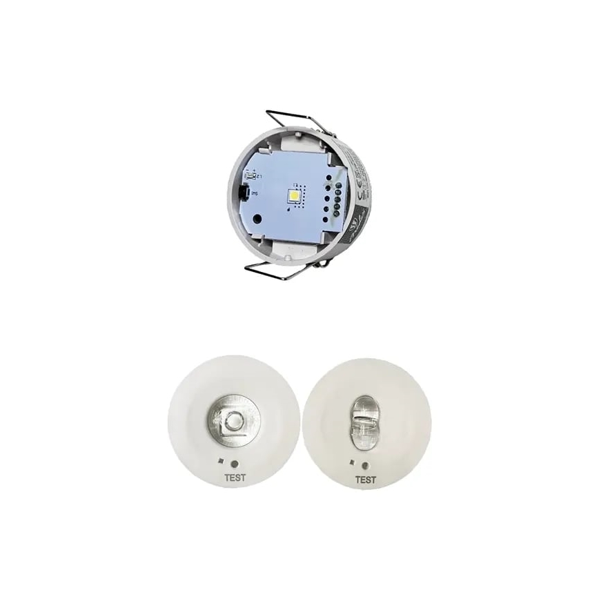LED Аварійний вбудований світильник LED/1,2W/230V 6000K