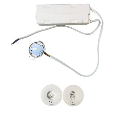 LED Аварійний вбудований світильник LED/1,2W/230V 6000K