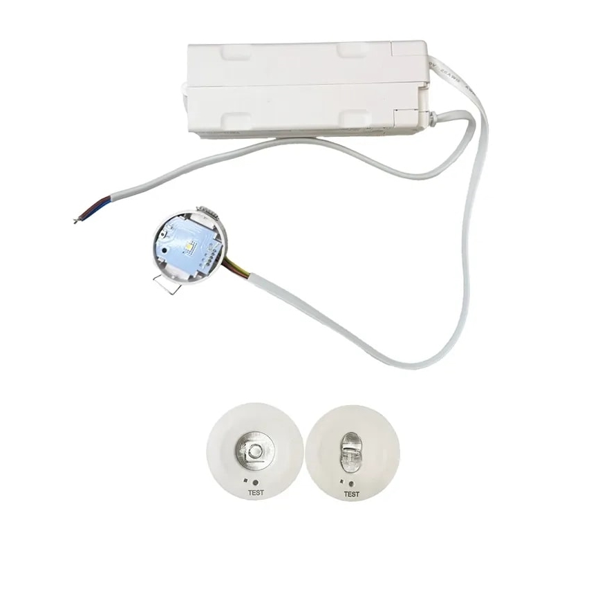 LED Аварійний вбудований світильник LED/1,2W/230V 6000K