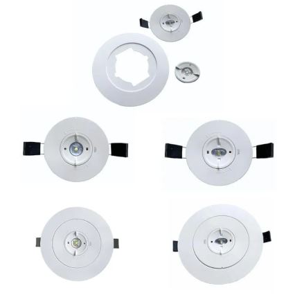 LED Аварійний вбудований світильник LED/2W/230V 6000K