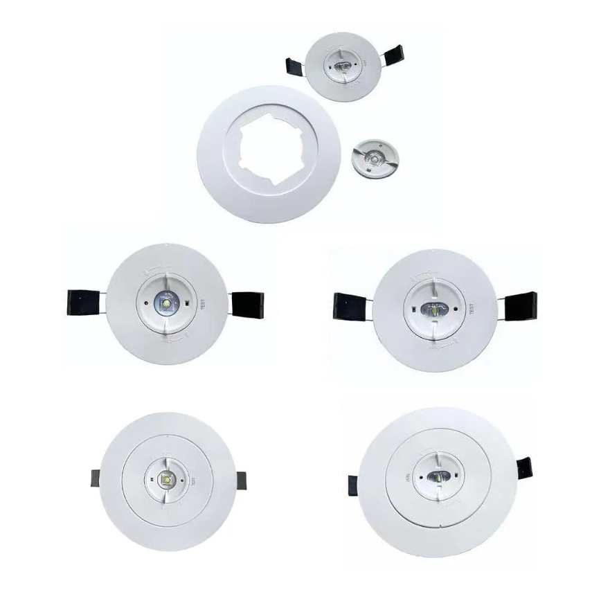 LED Аварійний вбудований світильник LED/2W/230V 6000K