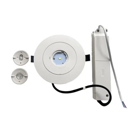 LED Аварійний вбудований світильник LED/2W/230V 6000K