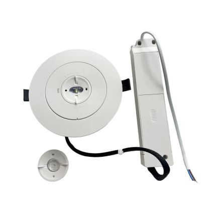 LED Аварійний вбудований світильник LED/2W/230V 6000K
