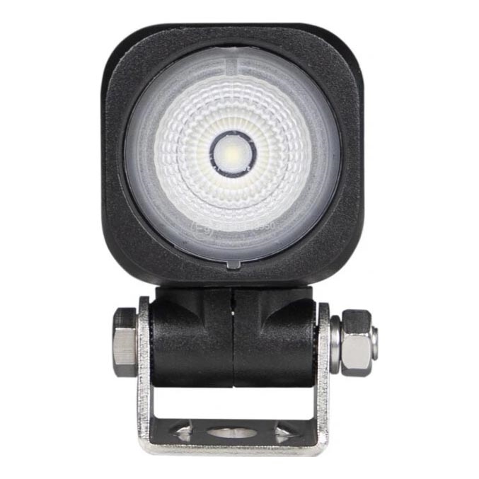 LED Автомобільна фара BLACK LED/10W/10-30V IP69 5700K квадратний