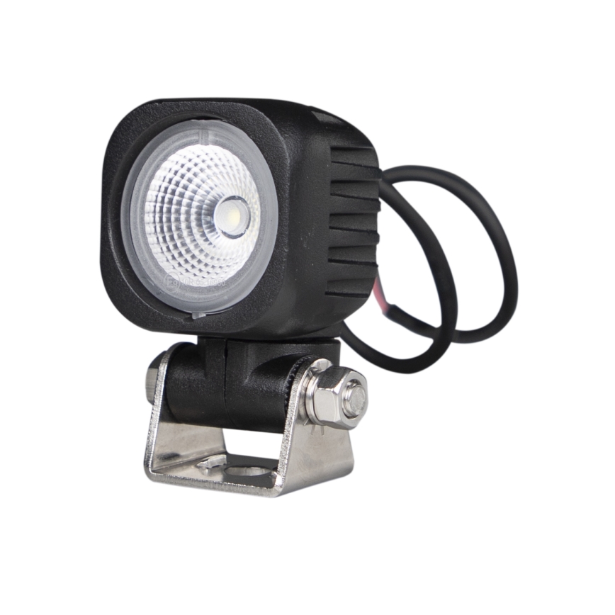 LED Автомобільна фара BLACK LED/10W/10-30V IP69 5700K квадратний