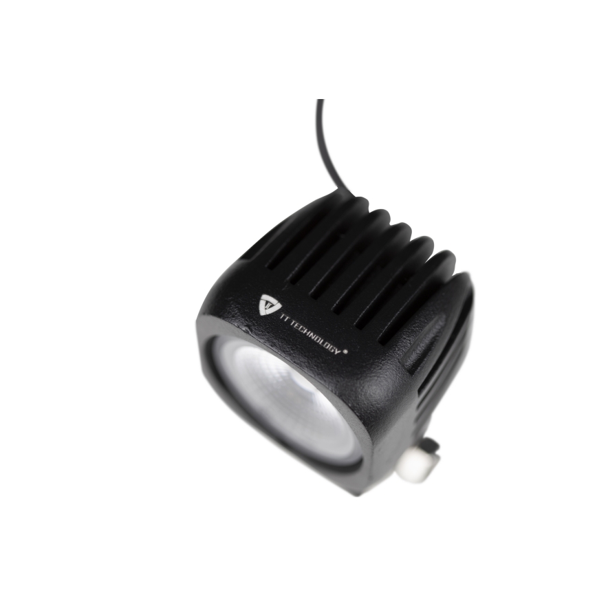 LED Автомобільна фара BLACK LED/10W/10-30V IP69 5700K квадратний