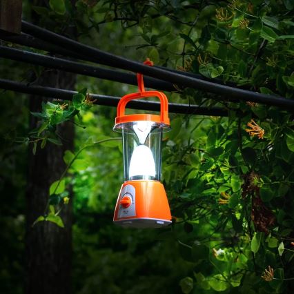 LED Акумуляторна лампа з регулюванням яскравості на сонячній батареї з функцією Power Bank LED/230V 710 лм 1600 mAh