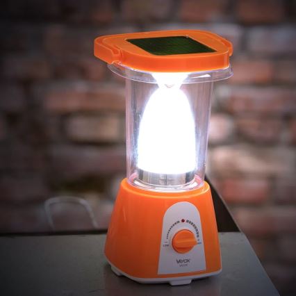 LED Акумуляторна лампа з регулюванням яскравості на сонячній батареї з функцією Power Bank LED/230V 710 лм 1600 mAh