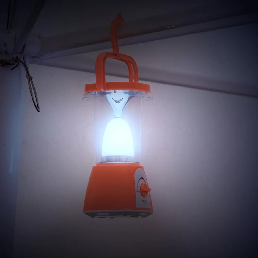 LED Акумуляторна лампа з регулюванням яскравості на сонячній батареї з функцією Power Bank LED/230V 710 лм 1600 mAh