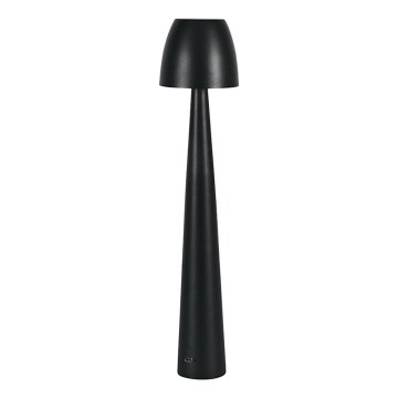 LED Акумуляторна сенсорна настільна лампа з регулюванням яскравості LED/3W/5V 3000-6000K 1800 mAh чорний