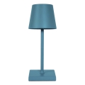 LED Акумуляторна сенсорна настільна лампа з регулюванням яскравості TABLO LED/3,5W/5V 5200mAh синій