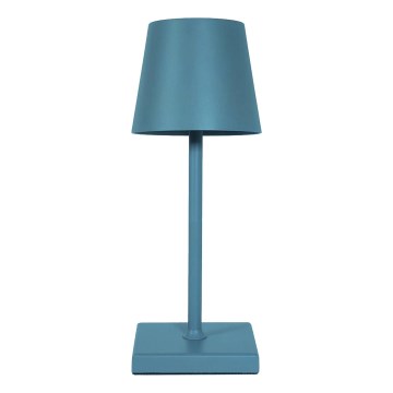 LED Акумуляторна сенсорна настільна лампа з регулюванням яскравості TABLO LED/3,5W/5V 5200mAh синій