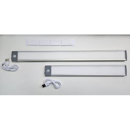 LED Акумуляторне освітлення для меблів з датчиком LED/2,5W/5V USB 800 mAh 4200K 32,5 см
