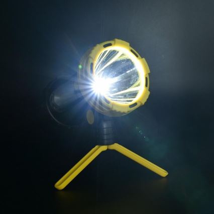 Світлодіодний акумуляторний ліхтар LED/5W/4000mAh + LED/3W