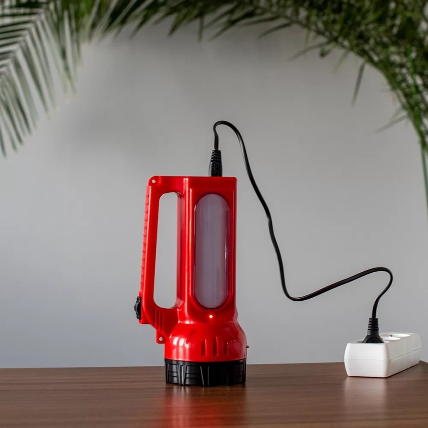 LED Акумуляторний ліхтарик на сонячній батареї LED/7W/230V 400 лм 3200 mAh