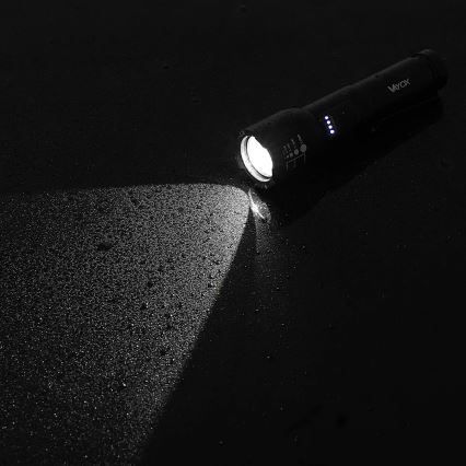 LED Акумуляторний ліхтарик з регулюванням яскравості LED/20W/5V IPX4 800 лм 2000 mAh