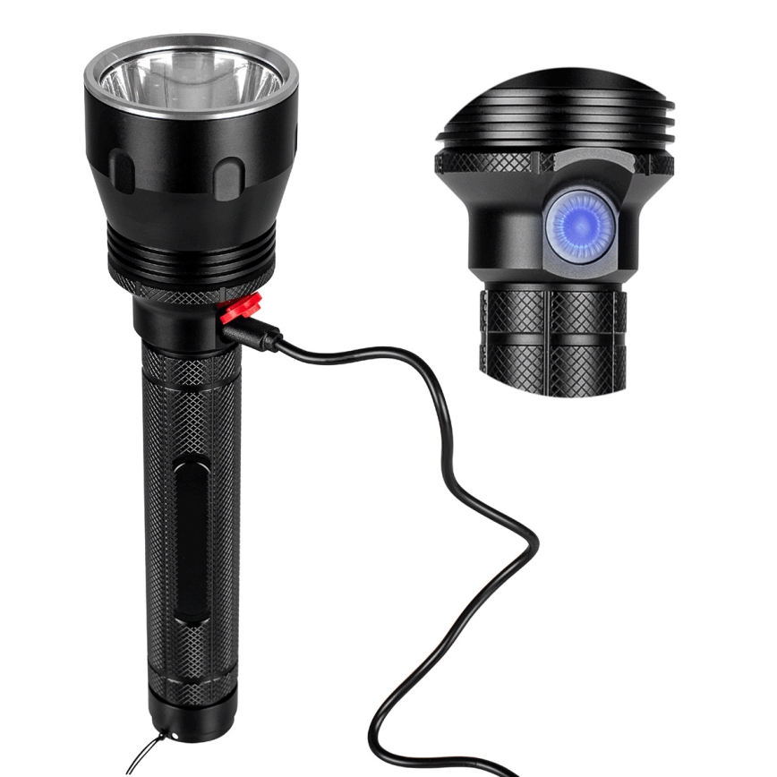 LED Акумуляторний ліхтарик з регулюванням яскравості LED/20W/5V IPX5 1570 лм 8400 mAh