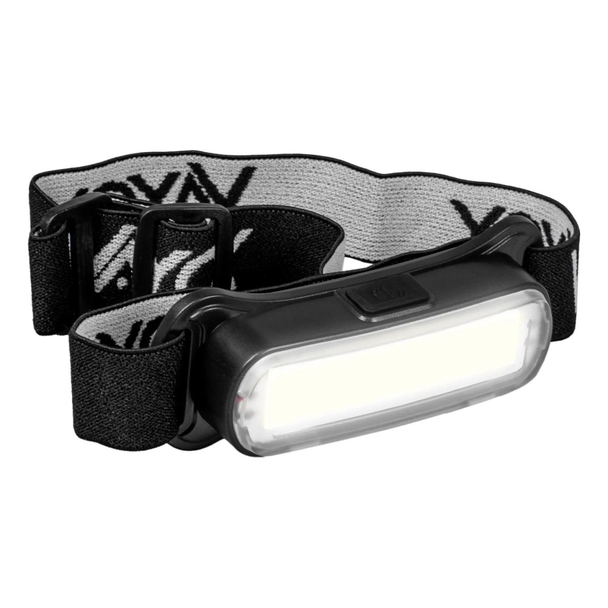 LED Акумуляторний налобний ліхтар з регулюванням яскравості LED/5V IPX4 300 лм 1200 mAh