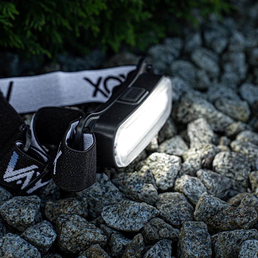 LED Акумуляторний налобний ліхтар з регулюванням яскравості LED/5V IPX4 300 лм 1200 mAh