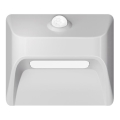 LED акумуляторний сходовий світильник з датчиком руху та сутінків STEP LIGHT LED/0,3W/3,7V 2200 mAh IP53 білий