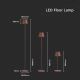 LED Акумуляторний торшер з регулюванням яскравості 3в1 LED/4W/5V 4400 mAh 3000K IP54 коричневий