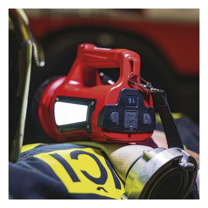 Светодиодный аккумуляторный фонарь LED/3,7V IP44 1000 лм 15000 мАч