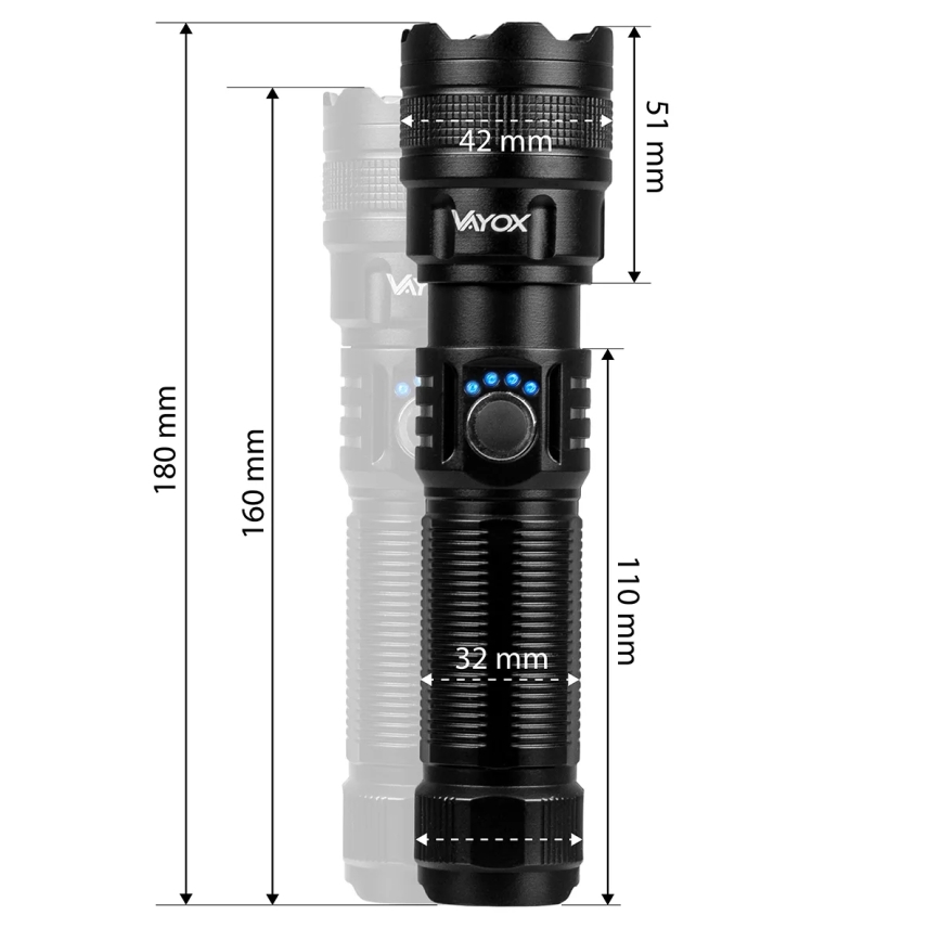 Светодиодный регулируемый по яркости аккумуляторный фонарь с функцией powerbank LED/10W/5V IPX4 600 лм 2000 мАч