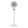 LED аккумуляторный напольный вентилятор с LED-подсветкой LED/4,8W/5V USB 7200 mAh белый + пульт дистанционного управления