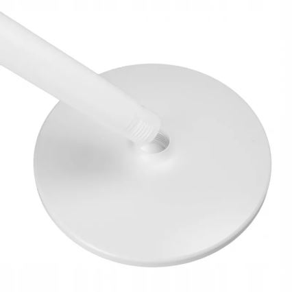 LED аккумуляторный напольный вентилятор с LED-подсветкой LED/4,8W/5V USB 7200 mAh белый + пульт дистанционного управления