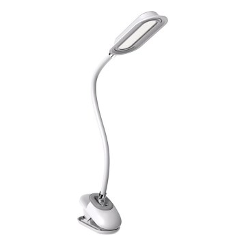 LED+CCT диммируемая настольная лампа с зажимом CLIP LED/7,5W/230V 3000/4200/5000K белая