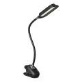 LED+CCT Диммируемая настольная лампа с зажимом CLIP LED/7,5W/230V 3000/4200/5000K чёрная