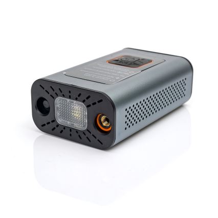 LED Цифровий кишеньковий компресор 3в1 4000 mAh 5W чорний
