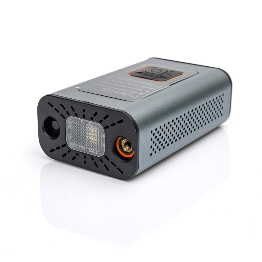 LED Цифровий кишеньковий компресор 3в1 4000 mAh 5W чорний
