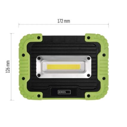 LED COB Акумуляторний прожектор LED/3,7V 3000 mAh IP44