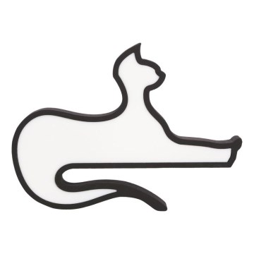 LED детская настольная лампа CAT, 13 Вт/230 В, чёрная