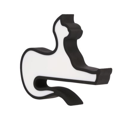 LED детская настольная лампа CAT, 13 Вт/230 В, чёрная