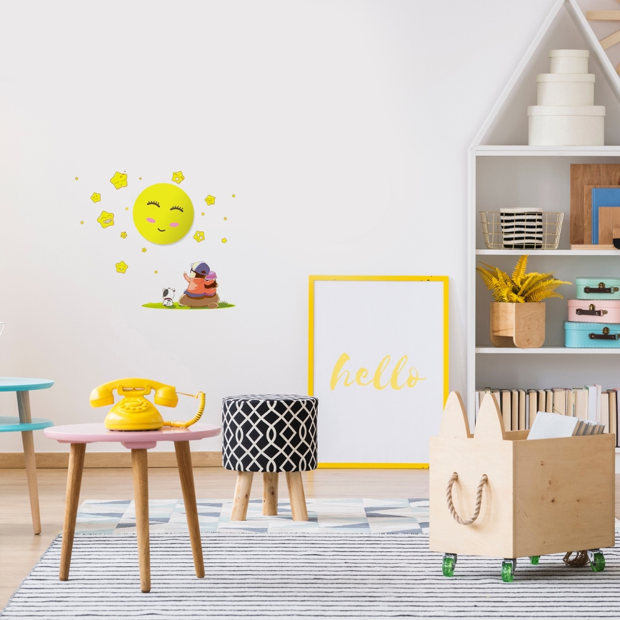 Светодиодный детский настенный светильник 1xLED/0,6W/3xAAA