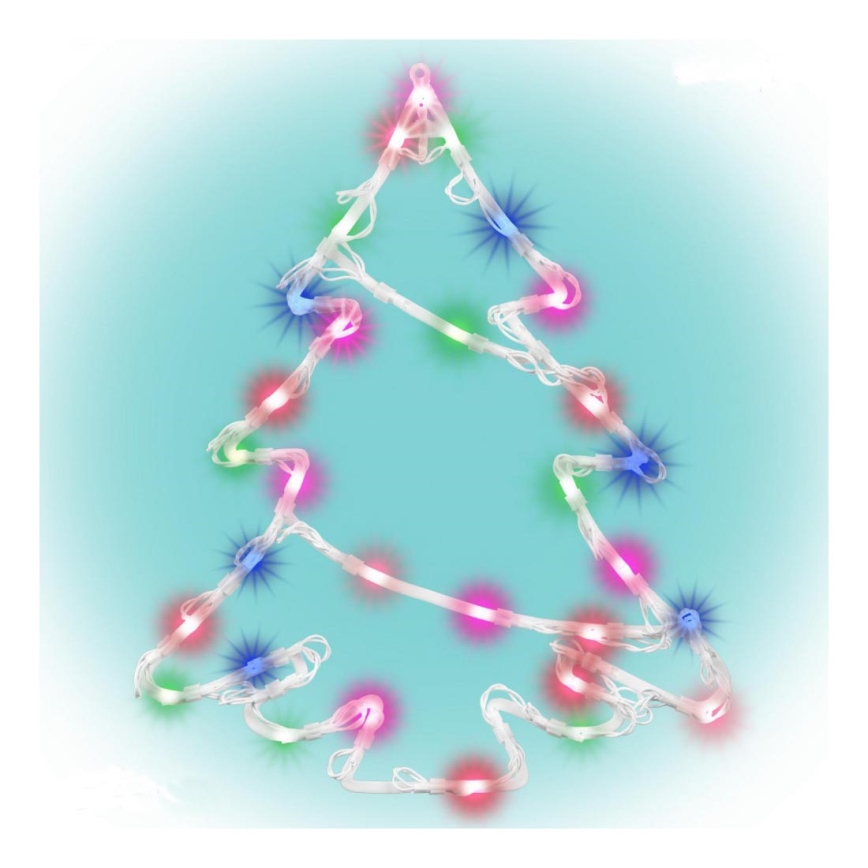 LED Декорація для вікна 35xLED/3xAA кольорова