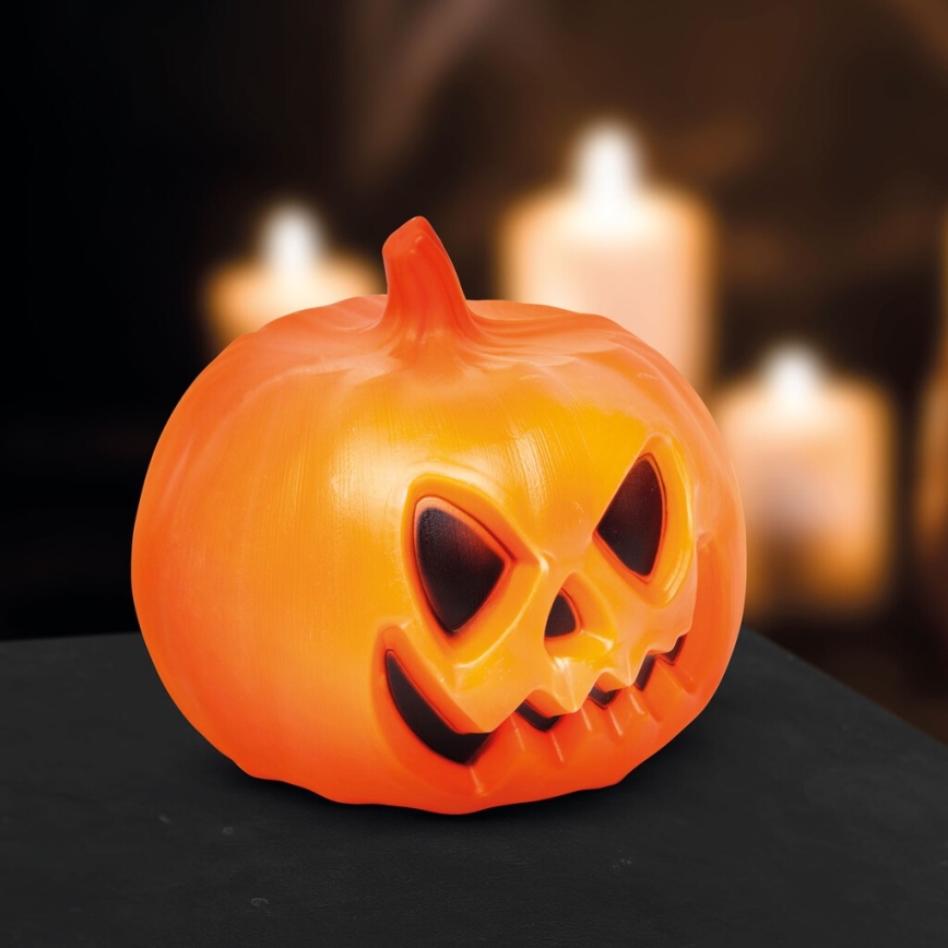 LED Декорація зі звуковим ефектом HALLOWEEN LED/3xAAA гарбуз