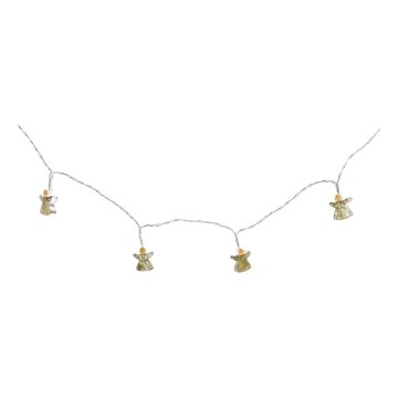 LED декоративная гирлянда 10xLED/2xAA 1,65m тёплый белый