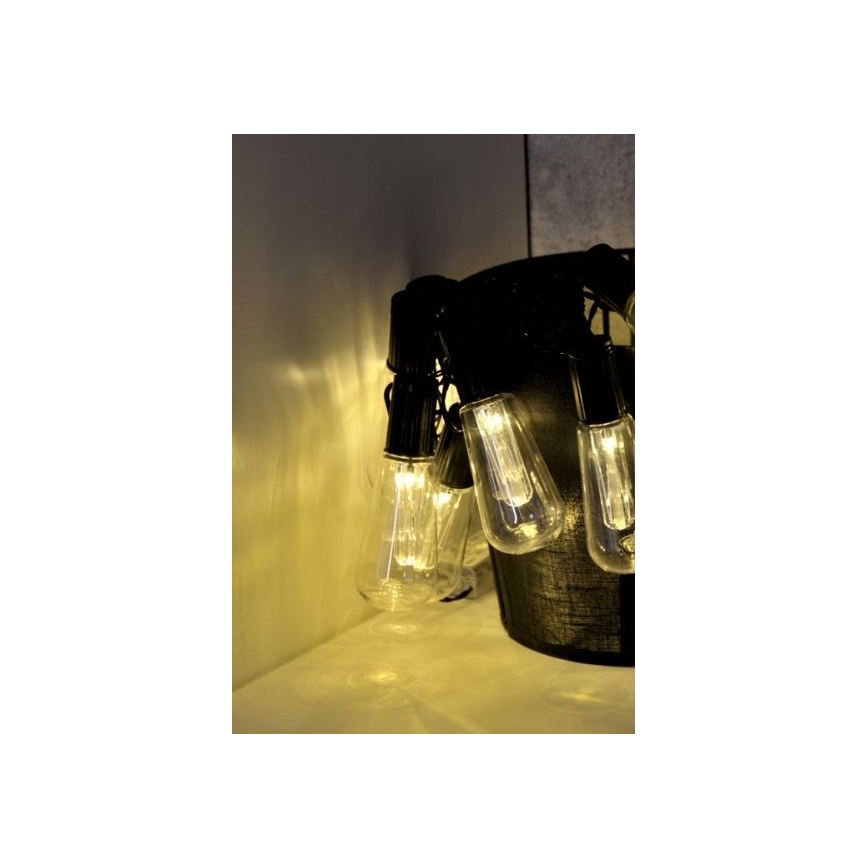 LED Декоративная гирлянда EDISON 2,65 м 10×LED/2×AA