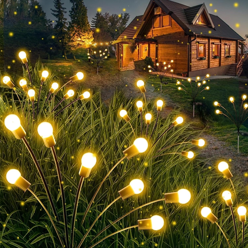 LED Декоративний світильник на сонячній батареї 10xLED/1,2V 3000K 73 см IP44