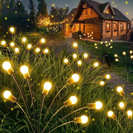 LED Декоративний світильник на сонячній батареї 6xLED/1,2V 3000K 73 см IP44