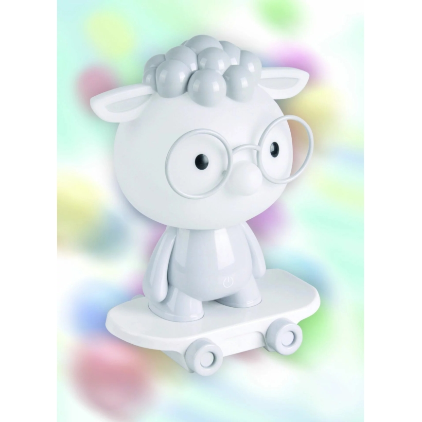 LED Димерна дитяча приліжкова лампа LED/2,5W/230V сіра вівця